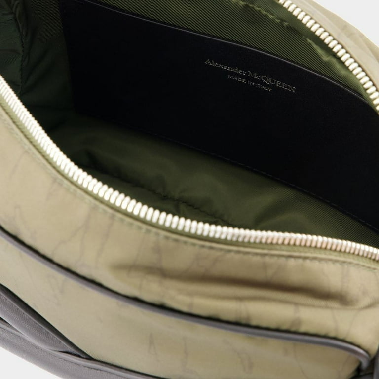 Alexander Mcqueen Male Harness Camera Bag Nylon Khaki Green Walmart