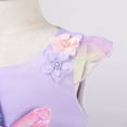 thumbnail image 4 of KAWELL Robe Princesse Unicorn pour Filles, Robe en Tulle Arc-en-Ciel à Fleurs, Robe de Fête pour 3-8 Ans, 4 of 6