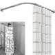 thumbnail image 1 of Barra de baño extensible 80-140 cm barra angular para cortina de ducha, 1 of 8