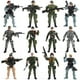 thumbnail image 1 of US Army Men and SWAT Team Toy Soldiers Action Figures with Military Weapons Accessories for Kids Boys Girls,12Pcs, 1 of 5