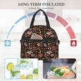 thumbnail image 4 of Naloa BBQ Party Print Lunch Bag for Women & Men Insulated Lunch Box or Cooler Lunch Tote Bags for Work, Travel, Outdoor, 4 of 5