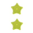 thumbnail image 1 of Inteprter Filtro de silicona para fregadero, repuesto portátil en forma de estrella, Flexible, para el hogar, baño, cocina, lavabo, drenaje de Verde 2piezas, 1 of 6