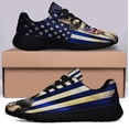 thumbnail image 3 of Thin Blue Line German Shepherd Shoes Sneakers Black Size 7.5, 3 of 7