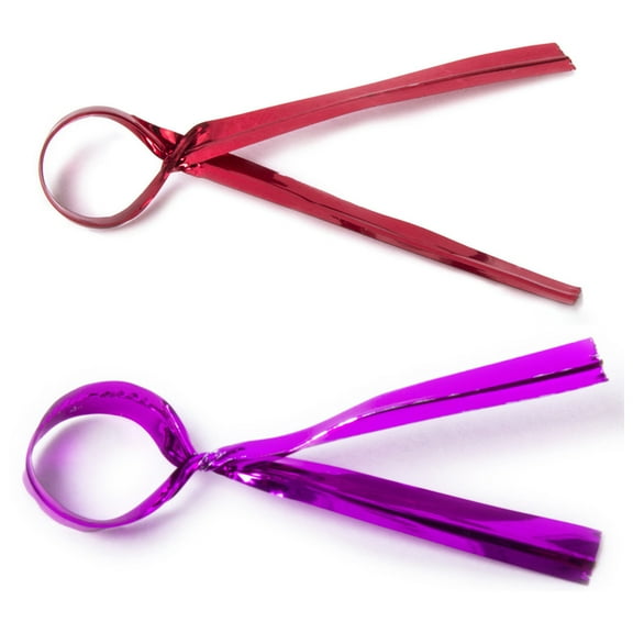 LEORX 100Pcs Blue PVC Bread Ties for Cellophane Bags 10Cm