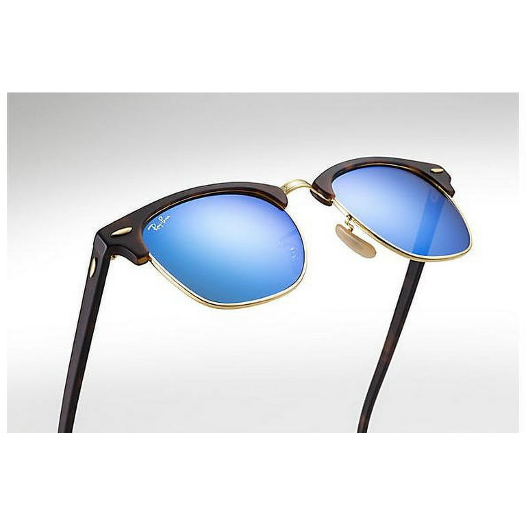 Ray Ban RB3016 CLUBMASTER 114517 51M Sand Havana/Gold/Grey Mirror