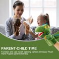 thumbnail image 3 of MasteelfCA Cartoon Dinosaur Plush Hand Puppet Parent-child Toy Children Plush Plaything, 3 of 8