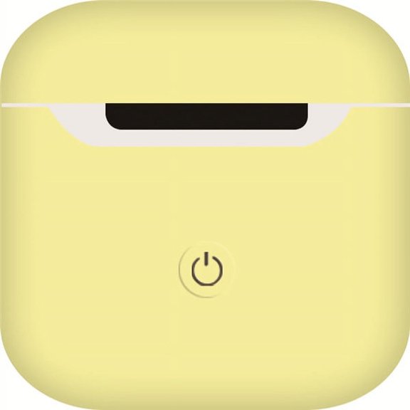 For Apple Airpod 3 Silicone Cover Skin in Yellow Earphone Charger Cases UK