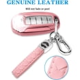 thumbnail image 4 of Key Fob Cover Compatible with Infiniti Q50 Q60 QX60 QX50 QX55 2019-2024 Keychain Case Holder Protector,Pink, 4 of 7