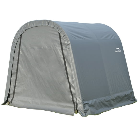 Sheltercoat 8 X 8 Ft. Wind And Snow Rated Garage Round Grey Std