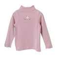 thumbnail image 2 of Spazoro Childs Girls Sweatshirts, Fall Winter Long Sleeve Solid Color Crew Neck Toddlers Kids Tops for Girls Boys Pink Size 4-5T, 2 of 3