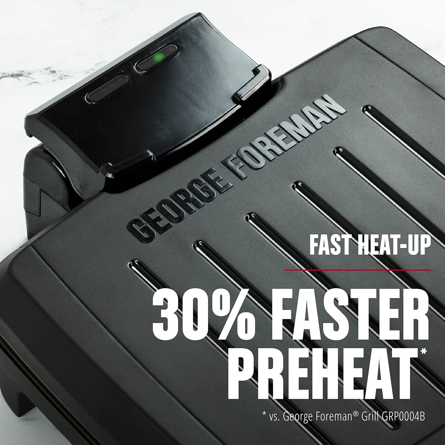 George Foreman GRES060BZ Contact Submersible? Grill, NEW Dishwasher Safe, Wash the Entire Grill, Easy-to-Clean Nonstick, Black/Bronze