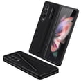 thumbnail image 1 of Funda De Teléfono Compatible Con Samsung Galaxy Z Fold 3 5G Funda Con Portalápices Funda Trasera De Cuero Antideslizante A Prueba De Golpes Yuarrent EL016488-03, 1 of 5