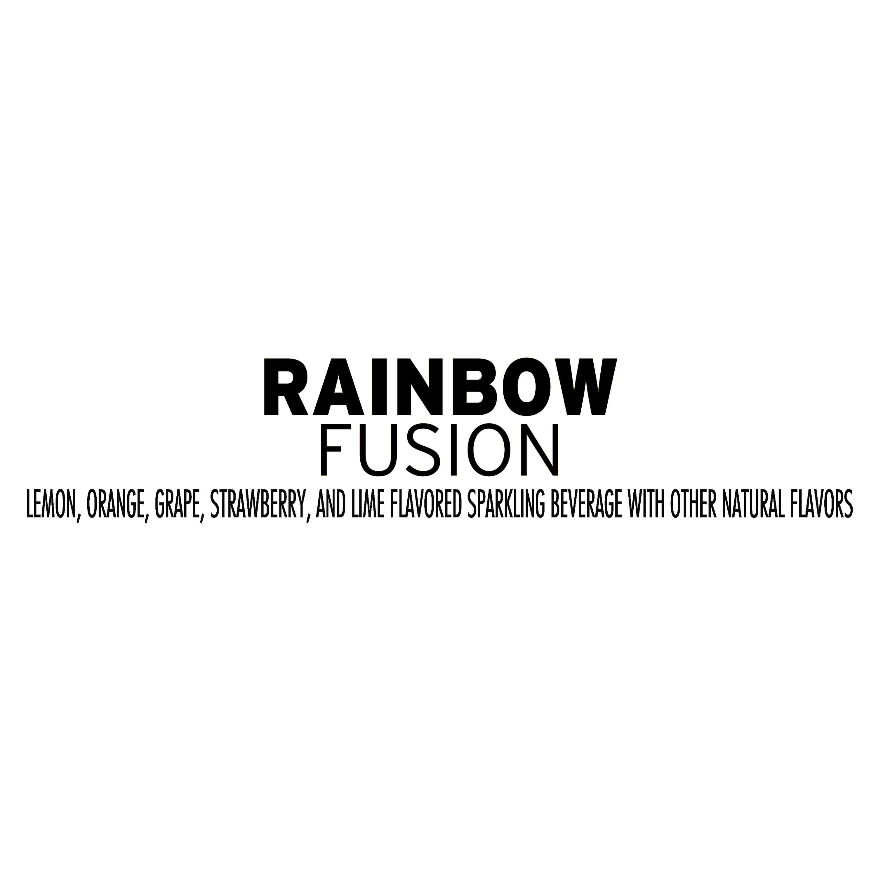 Clear American Rainbow Fusion Sparkling Water, 33.8 fl oz