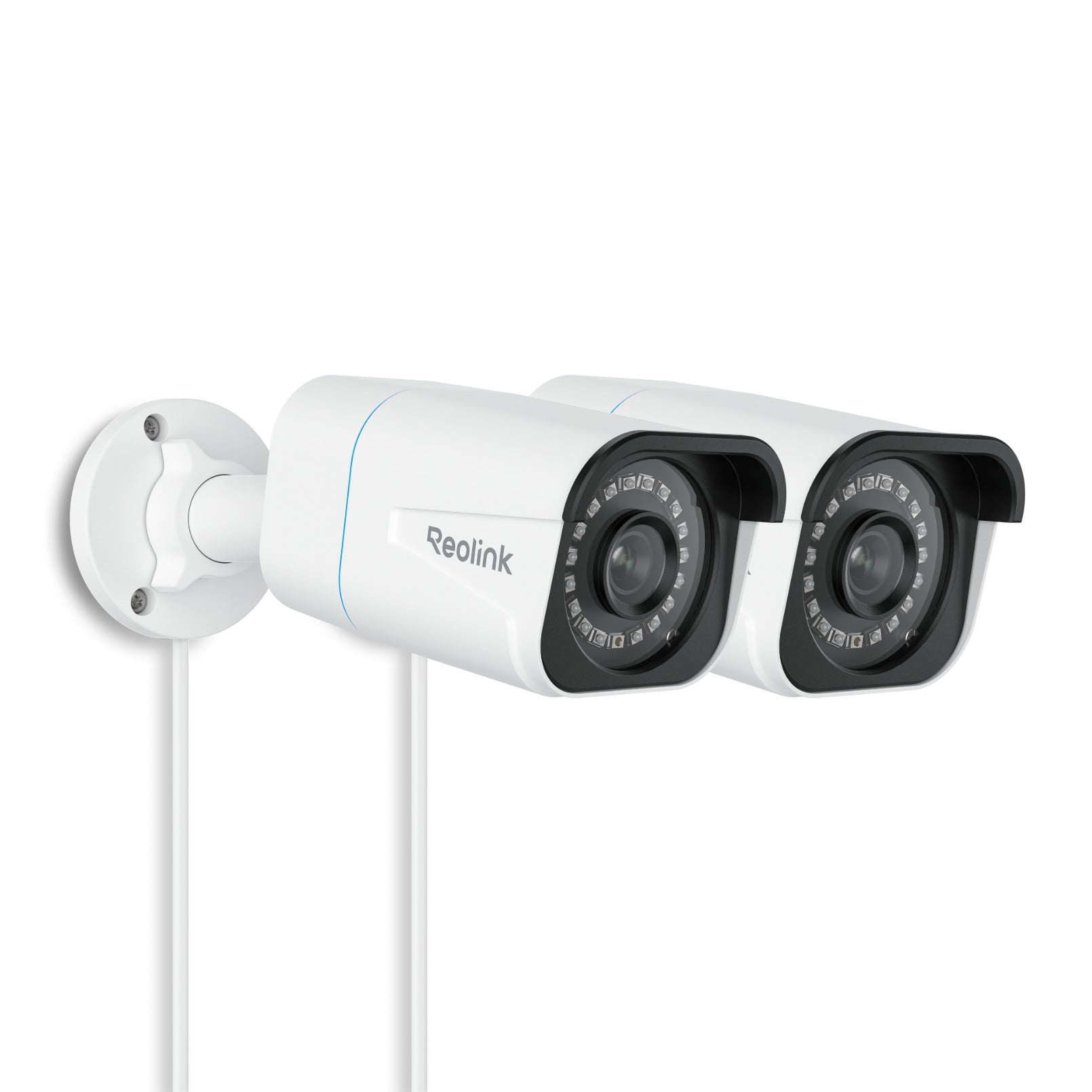 Reolink RLC-810A 4K UHD 8MP PoE Security Camera, 2-Pack, Smart Detection, 100ft Night Vision, IP67
