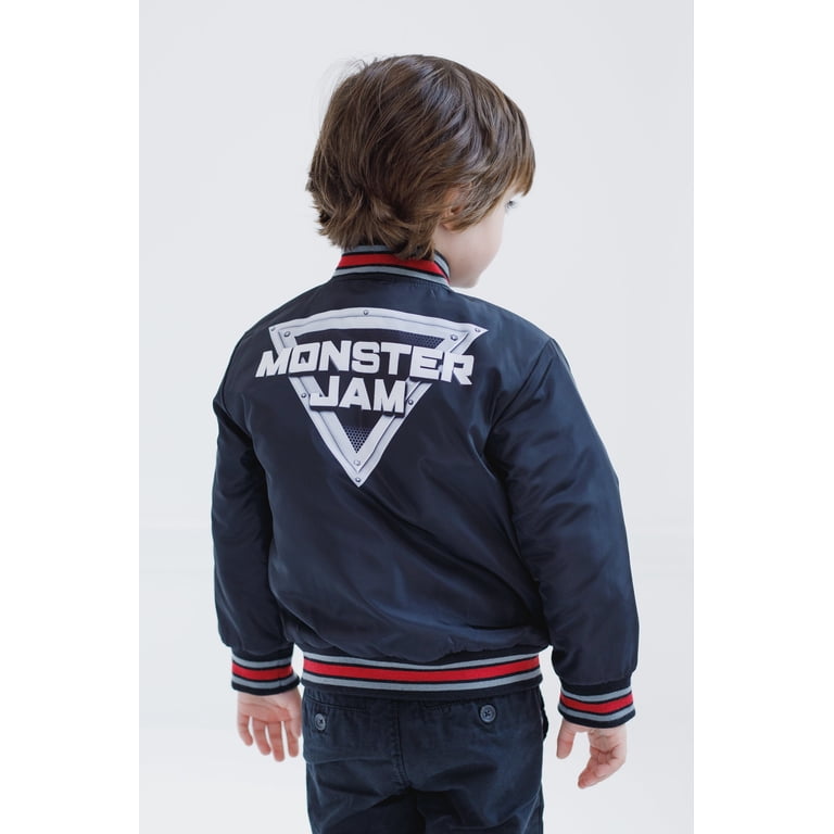 ★BABYL ★BATTLE LONG JACKET XLサイズ 新品 Monster Jam Grave Digger El Toro Loco Megalodon Zip Up Varsity
