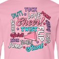 thumbnail image 4 of Inktastic Cheer Word Salad with Megaphone and Stars Long Sleeve Youth T-Shirt, 4 of 5