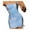 Blue, variant on IROINNID Sheath Dress For Women Square Neck Fashion Tie-dye bandage Sexy Casual Suspender Dress Tie-Dye Elastic Waist Sleeveless Dress