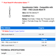 thumbnail image 2 of Speedometer Cable - Compatible with 1980 - 1983 Lincoln Mark VI 1981 1982, 2 of 2
