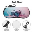 Sigee Vintage Camera Splash Art for Soft Eyeglass Cases for Women and