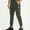 Army Green, variant on Men's Joggers Pants Athletic Workout Track Running Gym Lightweight Quick Dry Tapered Jogger Zipper Pockets M