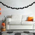 thumbnail image 4 of AKEGAMN “Halloween Fright Night” Creative Skeleton Theme Flag Banner Decoration Set Holiday Scene Layout Wall Stickers Hanging Decorations New Design, Showing Taste: As a new Halloween product, a la, 4 of 4