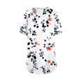 thumbnail image 3 of TQWQT Womens Plus Size Summer Tops 4x-5x Plus Size Summer Tops Crewneck Short Sleeve T Shirts Curvy Women Floral Print Dressy Casual Tshirt Loose Fit Clothes for Women Light Gray 2XL, 3 of 4
