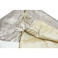 thumbnail image 3 of Fennco Styles Charming Sequin and Sherpa Border Christmas Tree Skirt (56" Tree Skirt, Champagne), 3 of 3