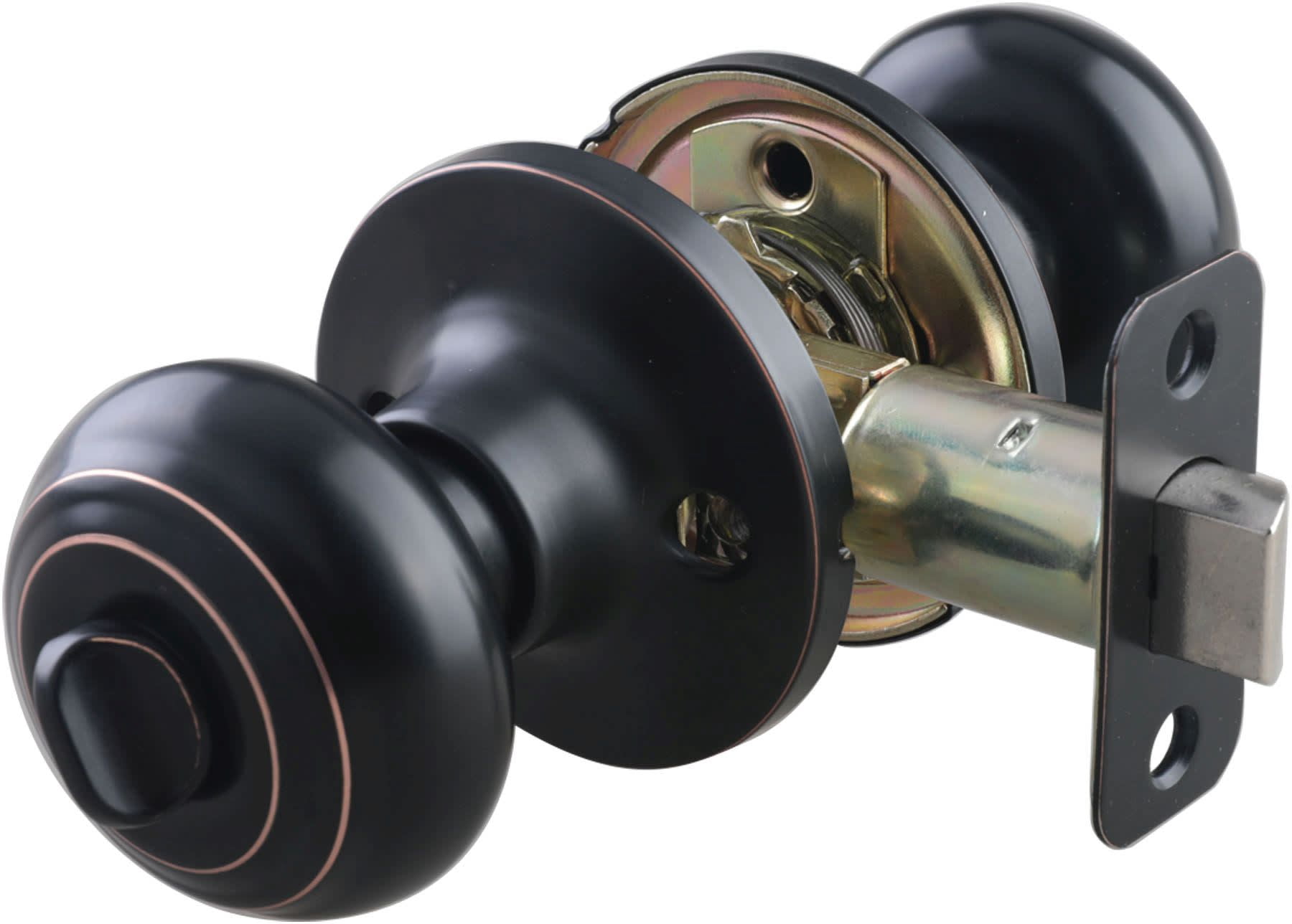 Miseno Mlk3050 Druid Ridged Ball Privacy Door Knob Set - Bronze