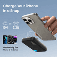 thumbnail image 2 of INIU BI-B43 MagPro 10000mAh Magnetic Wireless Power Bank - Black, 2 of 7