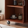 thumbnail image 3 of Yesurprise Mobile Kitchen Cart, Rolling Cart with 2 Drawers, 4 Door Storage Cabinets, Kitchen Storage Cart, Island Utility Cart for Kitchen, Dinning Room, 3 of 6
