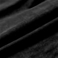 thumbnail image 4 of Women's Elegant Velvet Henley Blouse V Neck Long Sleeve Loose Tunic Shirts Dress Tops Fall Winter Business Casual Party Outfits Black, 4 of 6