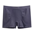 thumbnail image 2 of zeranth Men Seamless Panties Mid-rise High Elastic Sports Underpants Breathable Comfortable Shorts Panties Honeycomb Bags Underwear, 2 of 7