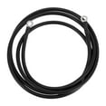 thumbnail image 1 of 1 Pc Cable de inversor de batería 5 AWG 7FT Terminal 5/16" Cable de batería universal para automóvil, vehículo, barco, casa rodante, solar, cobre estañado negro, 1 of 1