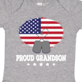 thumbnail image 4 of Inktastic Proud Military Grandson Us Flag Boys Baby Bodysuit, 4 of 5