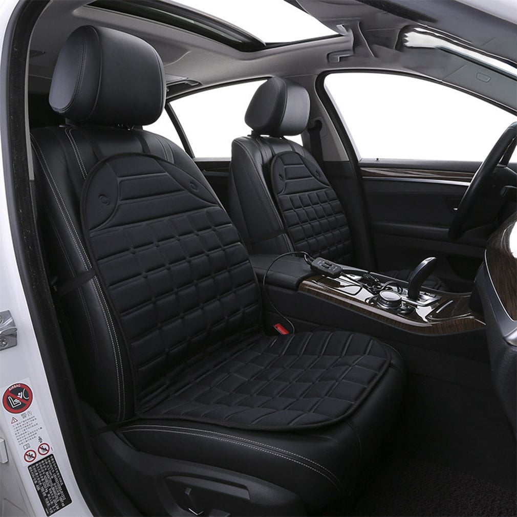 Durable Car Seat Heated Cover 12V Front Seat Heater Auto Winter Warmer Cushion Portable Automobile Accessories by