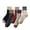 Style 1-Black/Navy Blue/Gray/Beige/Red, variant on Hanerdun 5 Pairs Women Crew Socks Mid-Calf Soft Cotton Casual Sock Black 5-8