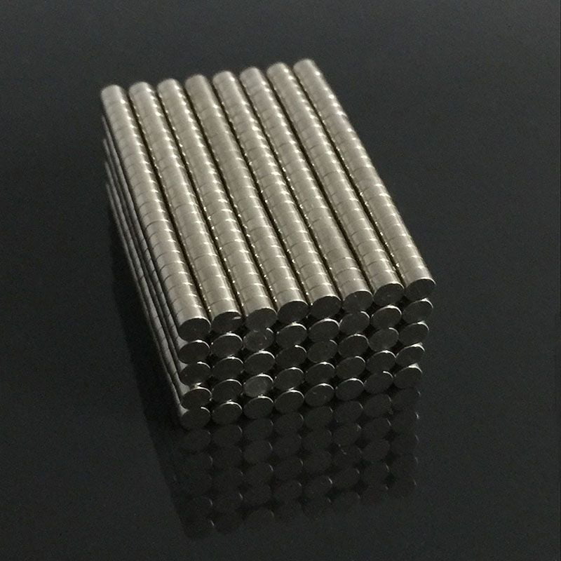 100pcs Neodymium Disc Mini 2 X 2mm Rare Earth N50 Strong Magnets Craft Models 