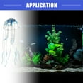 thumbnail image 2 of Vocoste Aquarium Jellyfish Glow Decor Fish Tank Fluorescent Jellyfish Ornaments Blue 2.3"x5.9" with Suction Cup, 2 of 6