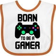 thumbnail image 3 of Inktastic Born to Be a Gamer with Controller Boys or Girls Baby Bib, 3 of 4