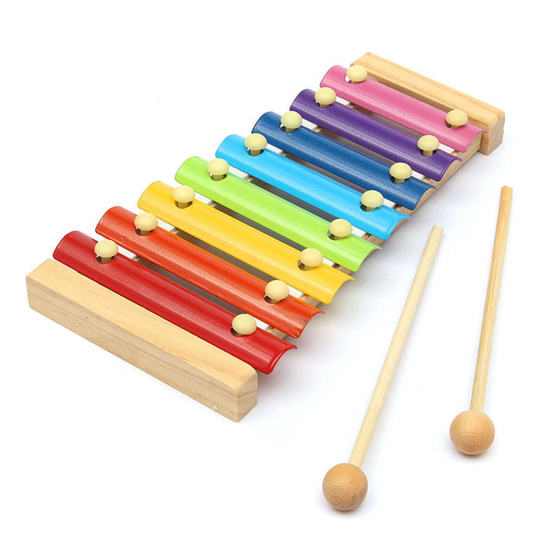 Baby Kid Educational 8 tone Xylophone Musical Toys Wooden Developmental ToyINIU