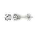 thumbnail image 2 of 1/2ct tw Diamond Stud Earrings in 14k White Gold, 2 of 4