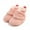 Pink, variant on Unisex Newborn Baby Cozy Fleece Booties Stay On Slippers Soft Shoes Non Slip Infant Boys Girls Winter Warm Shoes