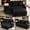 Black, variant on Sleeper Sectional Sofa, 83" Convertible Sofa Bed with Pull Out Couches, Adjustable Backrest and Seating, L Shaped Couch with Small Desktop, Modern Chenille Sofas for Living Room Apartment,Black