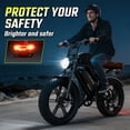 thumbnail image 5 of Electric Bike for Adults, 20"x4.0 Fat Tire E-Mountain Bicycle, Peak 1500W Motor 48V 30Ah Removable Dual Battery 7-Speed E-Bike UL2849, 5 of 8