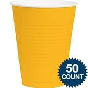 Yellow Sunshine Big Party Pack 16 oz. Plastic Cups