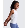 thumbnail image 4 of CRZ YOGA Girls Seamless Athletic Tank Tops Waist Length Active Dance Casual Racerback Sleeveless Shirts Kids Teen, 4 of 6