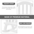 thumbnail image 2 of Wooden Miniature Chair European Rocking Chair Model Mini House Accessory, 2 of 5