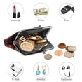 thumbnail image 4 of Spider Web Stylish Coin Purse with 0.7 Microfiber Material and Zinc Alloy Jaws - Size 4.3x4.7 in/11x12 cm | Durable and Spacious Wallet for Women | Black, 4 of 7