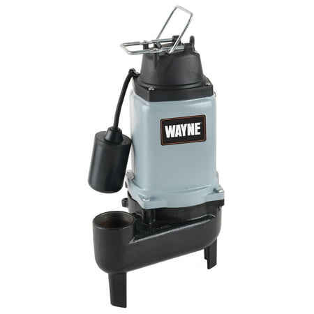 WAYNE WCS50T 1/2 HP Cast Iron Submersible Sewage Pump with Automatic