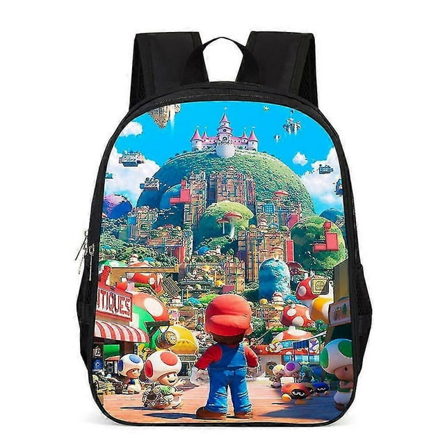 Super Mario 3d Printing Backpack For Kids Boys Girls Lightweight Elementary School Bag Primary Bookbags Travel Rucksack Gifts